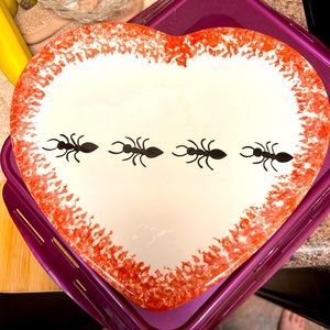 Heart shaped platter